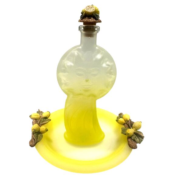 Vintage Italian Dal Santo Limoncello One-of-a-Kind 14PC Decanter/Tray/12 Glasses - Picture 2 of 16